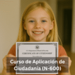 Curso 9: Petición para Naturalizar a un Hijo de un Padre/Madre Naturalizado (N-600)